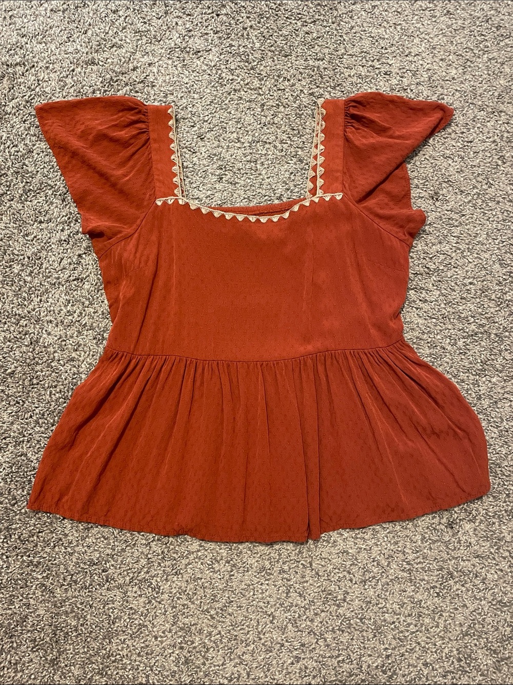 Square-Neck Women's Top